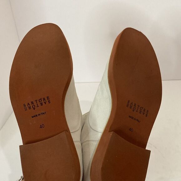 Sartore Laceless Ankle boot - white grey suede/leather - Picture 6 of 11